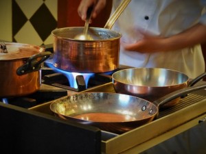 Cooking in copper