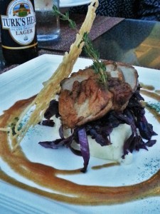 Duck breast at Turks Head Inne