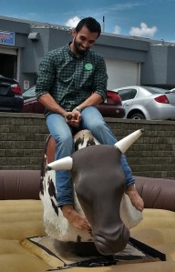 Mechanical bull rider