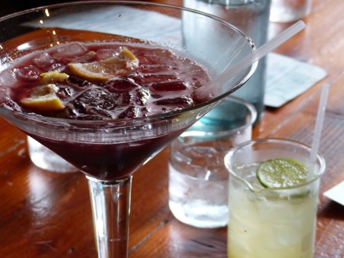 Blueberry-basil shrub with lemonade - Zymology 21