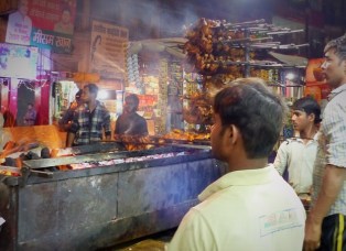 Chowk at night, Lucknow