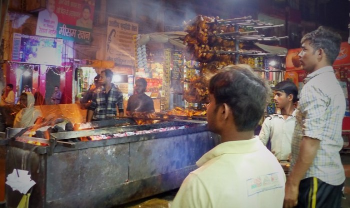 Chowk at night, Lucknow