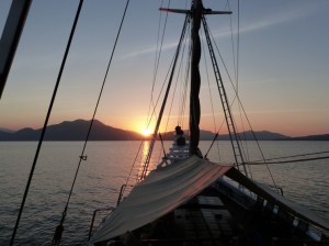 The Katharina at sea