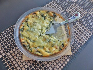 Spinach frittata