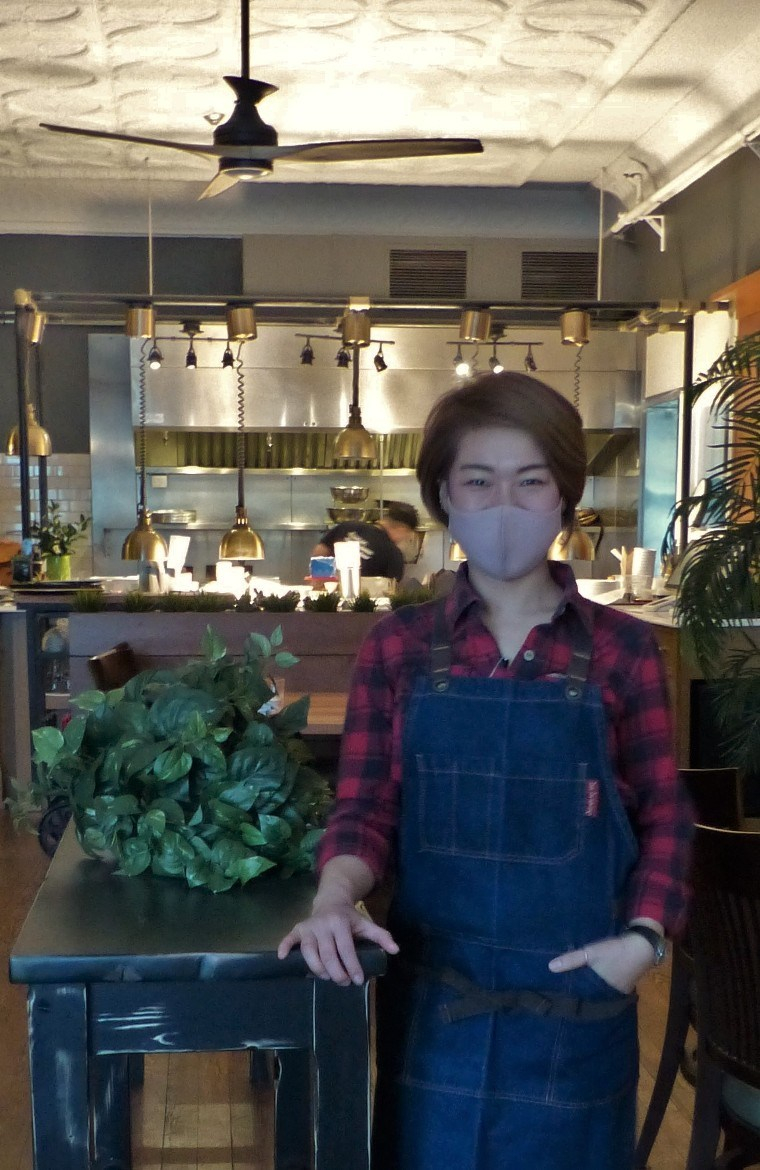 Chef Jinhee Lee at JinBar